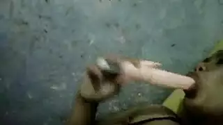 فتاة مراهقة ضيقة تتعرض للضرب بقوة من قبل شاب مثير